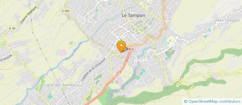 localisation de l'entreprise LA PERMANENCE TAXI à LE TAMPON