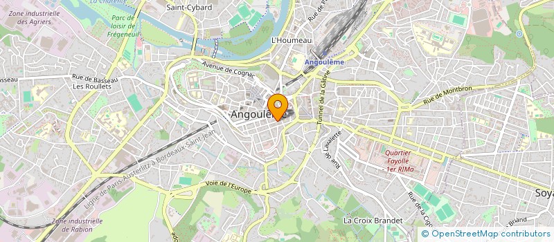 localisation de l'entreprise LA PEROLLE à ANGOULEME