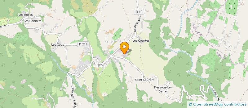 localisation de l'entreprise LA PERP  SIGOYER