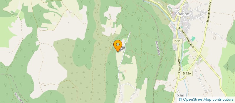 localisation de l'entreprise LA PERPI  MONTSALIER