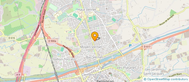 localisation de l'entreprise LA PERPIGNANAISE à PERPIGNAN