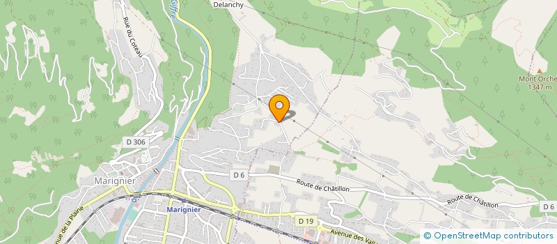 localisation de l'entreprise LA PERRIERE  MARIGNIER