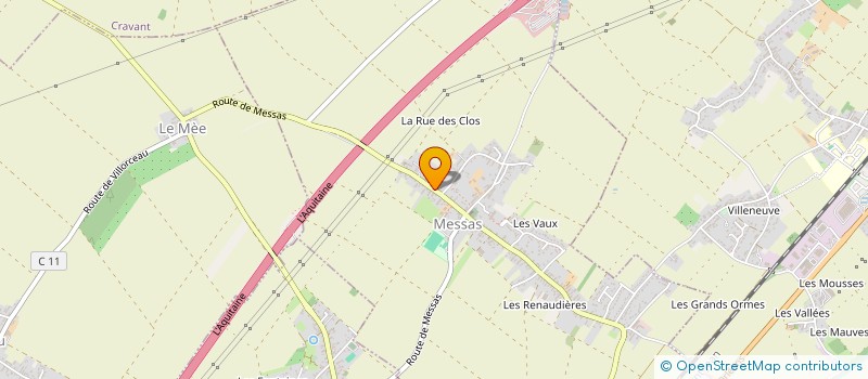 localisation de l'entreprise LA PERRIERE à MESSAS