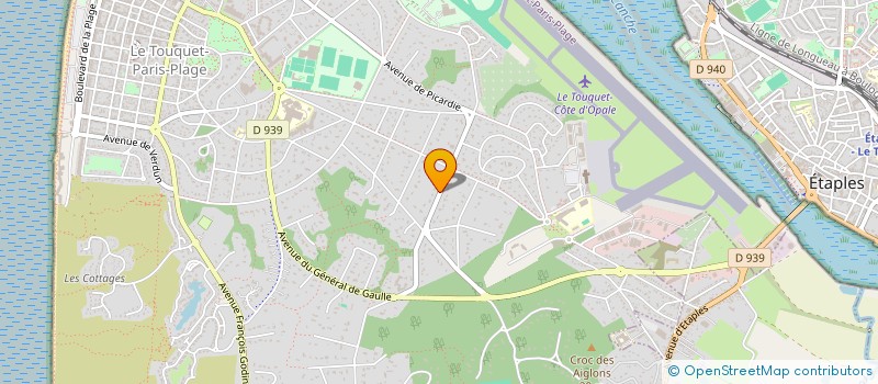 localisation de l'entreprise LA PERRIERE à LE TOUQUET-PARIS-PLAGE