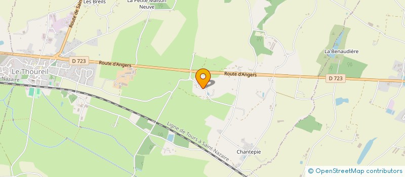 localisation de l'entreprise LA PERRIERE  SAINT-GERMAIN-DES-PRES