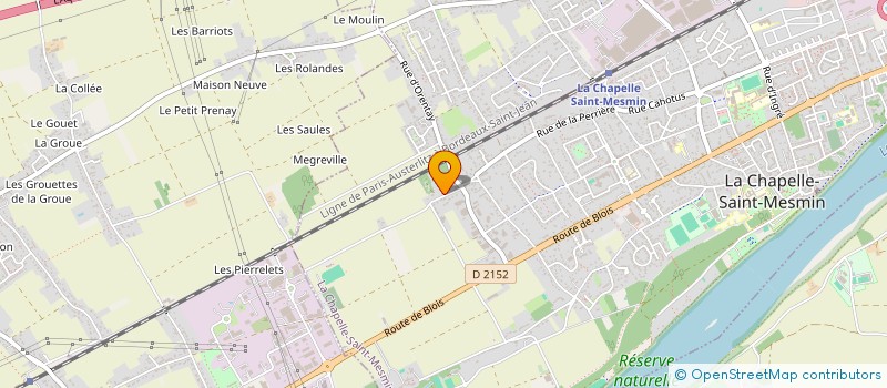 localisation de l'entreprise LA PERRIERE à LA CHAPELLE-SAINT-MESMIN