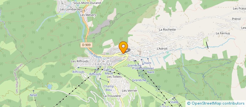 localisation de l'entreprise LA PERRIERE NEUVE à LA CLUSAZ