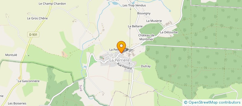 localisation de l'entreprise LA PERRIERE PARTICIPATIONS à BELFORET-EN-PERCHE
