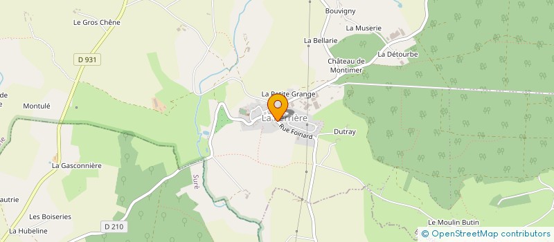 localisation de l'entreprise LA PERRIERE PATRIMOINE à BELFORET-EN-PERCHE