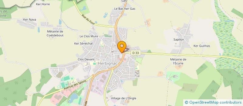 localisation de l'entreprise LA PERROISE à HERBIGNAC