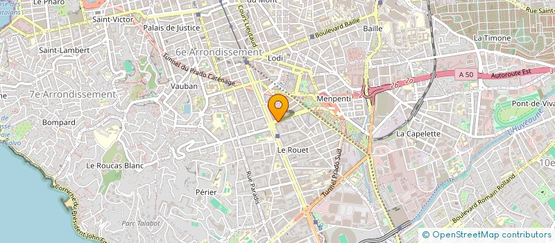 localisation de l'entreprise LA PERRONETTE à MARSEILLE