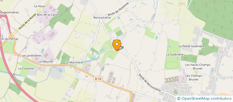 localisation de l'entreprise LA PERROTTIERE à ALLONNES
