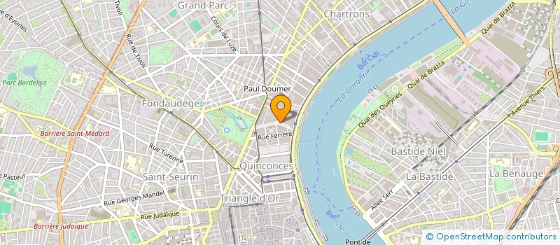 localisation de l'entreprise LA PERRUCADE à BORDEAUX