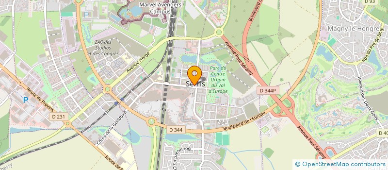 localisation de l'entreprise LA PERRUCHE ET LA SIRENE  SERRIS