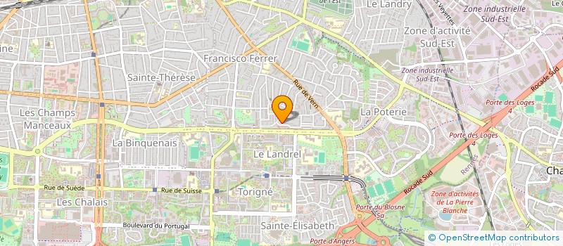 localisation de l'entreprise LA PERSEVERANCE 35  RENNES