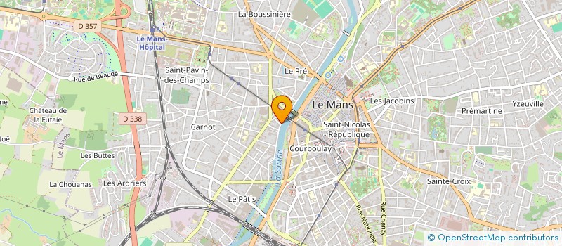 localisation de l'entreprise LA PERSISTANTE à LE MANS