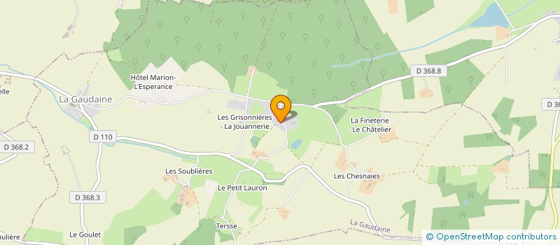 localisation de l'entreprise LA PERSONA DEVELOPPEMENT à LA GAUDAINE