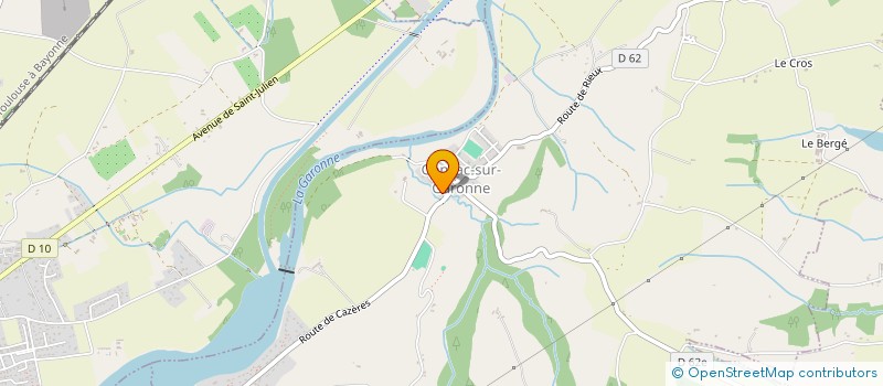 localisation de l'entreprise LA PERSPECTIVE DU MENUISIER  GENSAC-SUR-GARONNE