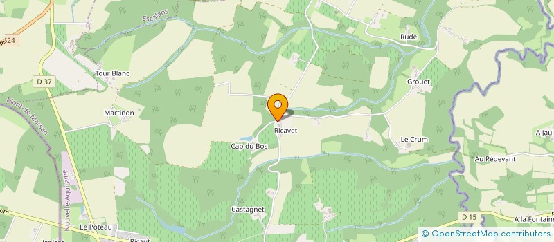localisation de l'entreprise LA PERSYLVAINE DE TRAVAUX à PARLEBOSCQ