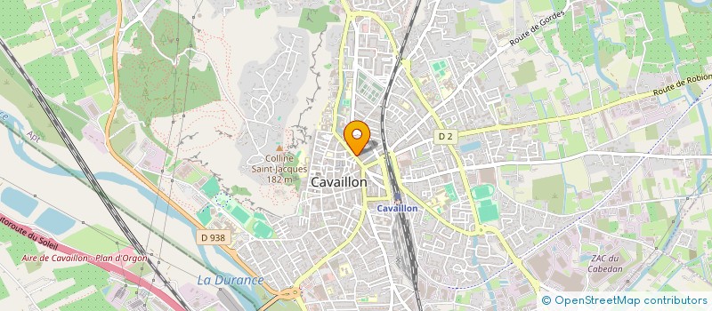 localisation de l'entreprise LA PERVENCHE  CAVAILLON