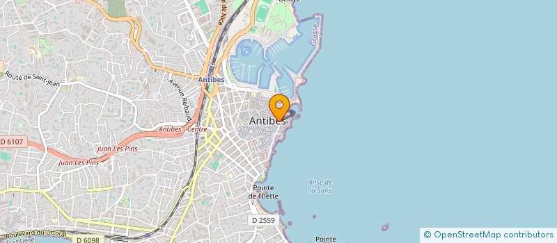 localisation de l'entreprise LA PESCHERIA à ANTIBES