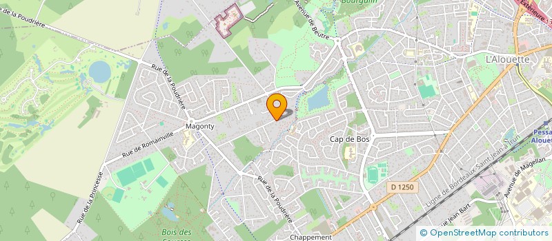 localisation de l'entreprise LA PESSACAISE  PESSAC