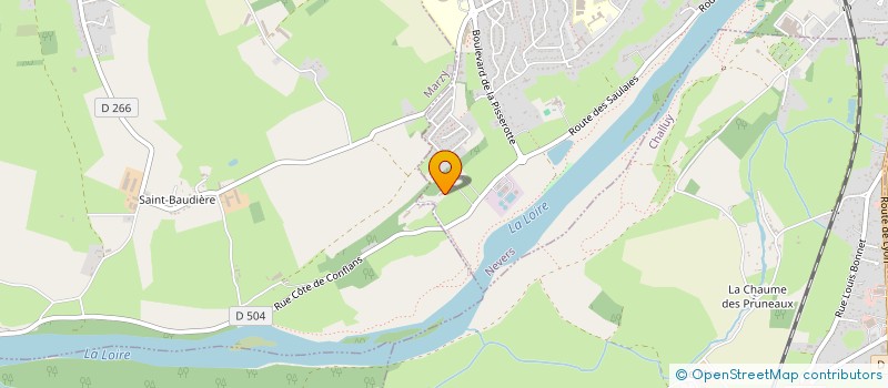 localisation de l'entreprise LA PET'ROCK à NEVERS