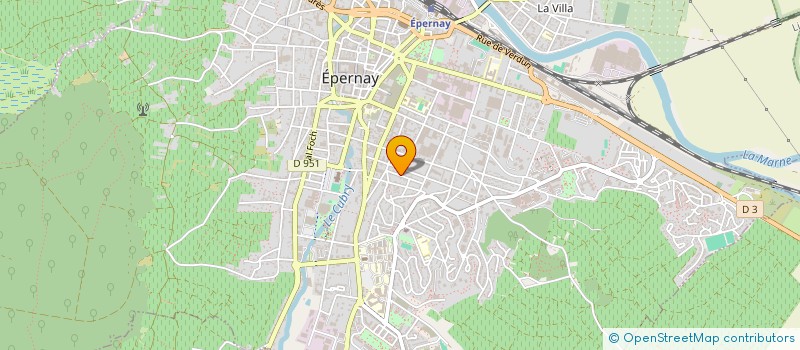 localisation de l'entreprise LA PETALERIE à EPERNAY