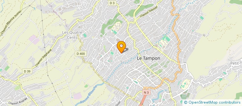 localisation de l'entreprise LA PETANQUE AU QUARTIER  LE TAMPON