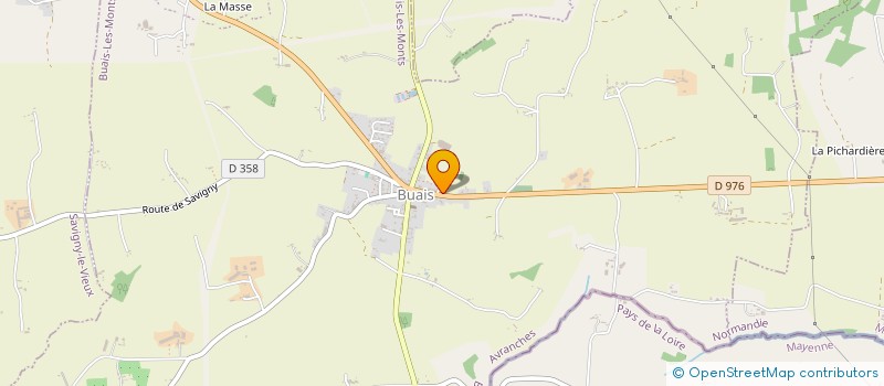 localisation de l'entreprise LA PETANQUE DE BUAIS  BUAIS-LES-MONTS