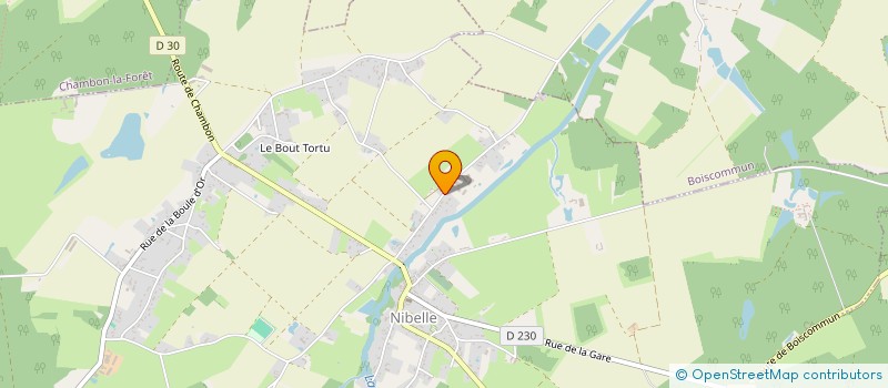 localisation de l'entreprise LA PETANQUE DE LA RIMARDE ET DE LA FORET à BOISCOMMUN