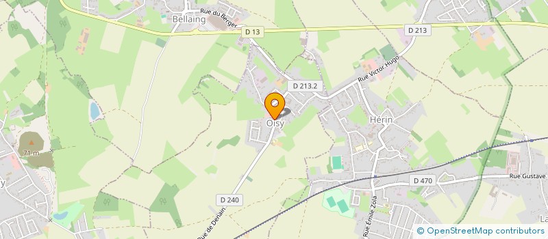 localisation de l'entreprise LA PETANQUE DE OISY  OISY