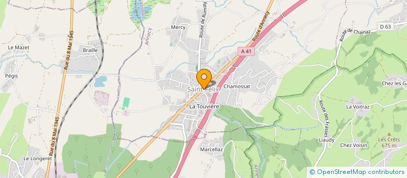 localisation de l'entreprise LA PETANQUE DE SAINT FELIX  SAINT-FELIX