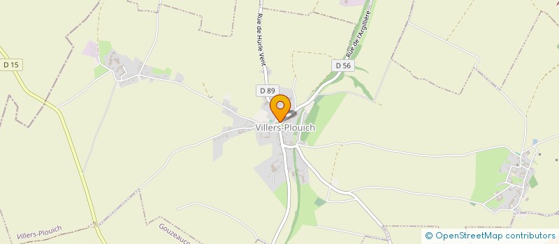 localisation de l'entreprise LA PETANQUE DU RIOT  VILLERS-PLOUICH