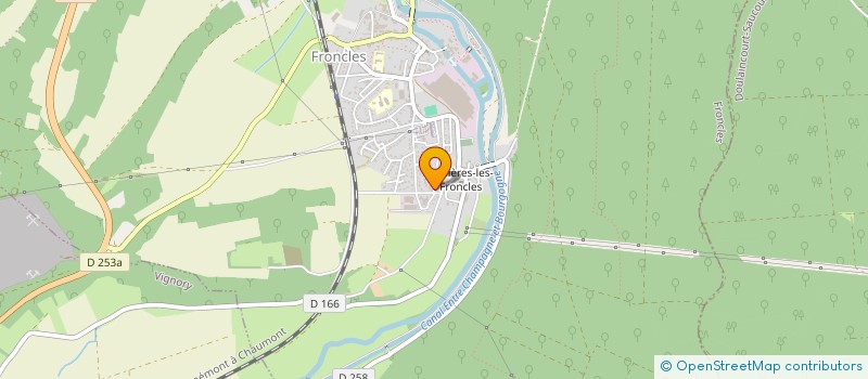 localisation de l'entreprise LA PETANQUE FRONCLOISE  FRONCLES