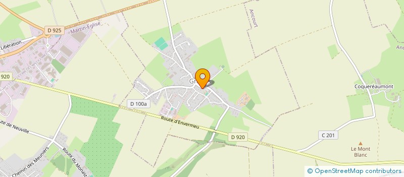 localisation de l'entreprise LA PETANQUE GREGEOISE  GREGES