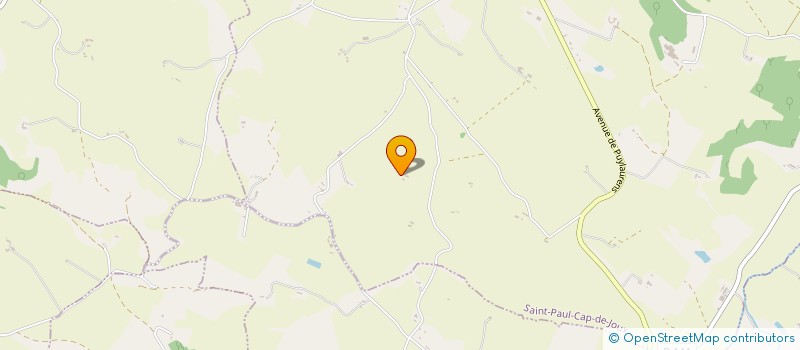 localisation de l'entreprise LA PETANQUE SAINTE PAULAISE  SAINT-PAUL-CAP-DE-JOUX