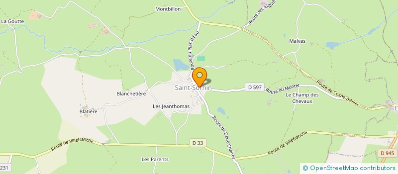 localisation de l'entreprise LA PETANQUE TRONGETOISE  TRONGET