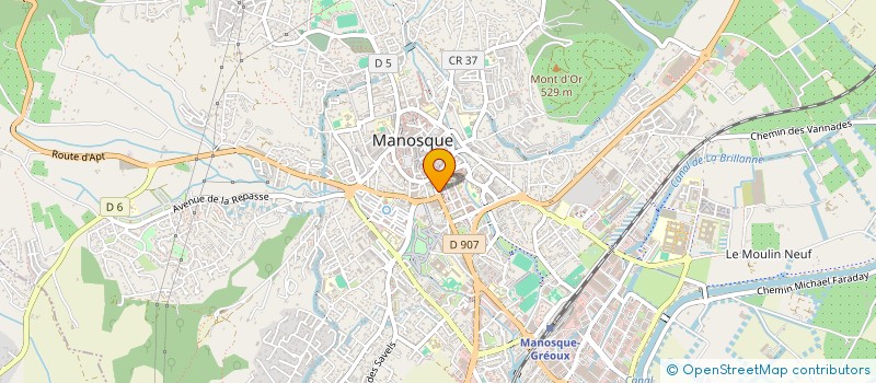 localisation de l'entreprise LA PETIT' BOUF à MANOSQUE