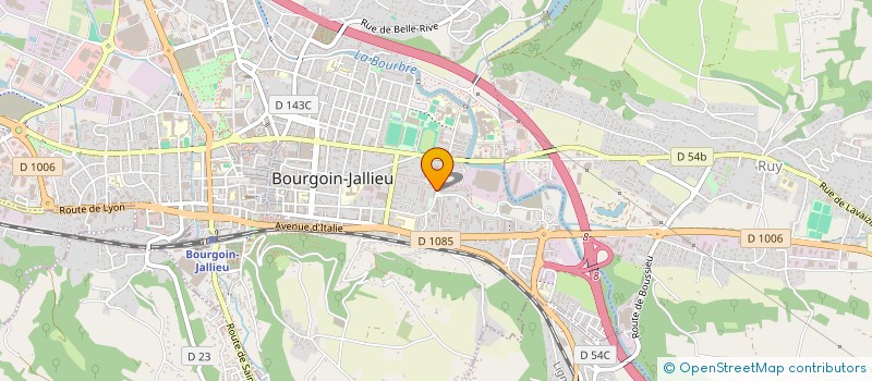 localisation de l'entreprise LA PETITE ABEILLE à BOURGOIN-JALLIEU