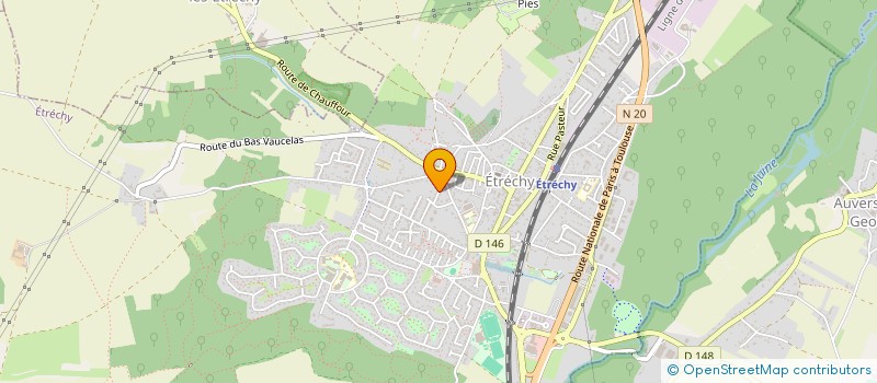 localisation de l'entreprise LA PETITE ABEILLE DANS LES VIGNES à ETRECHY