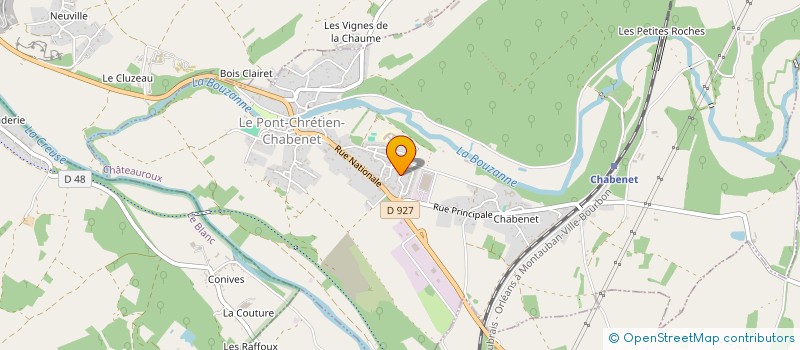 localisation de l'entreprise LA PETITE ACADEMIE DES ARTS MARTIAUX à LE PONT-CHRETIEN-CHABENET