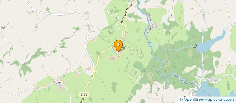 localisation de l'entreprise LA PETITE AGITEE  ARVIEU