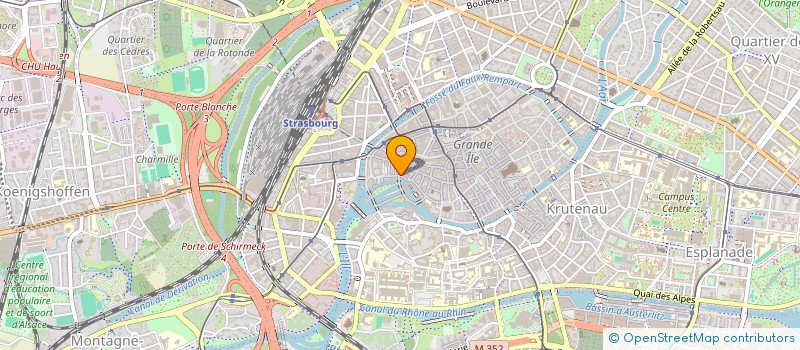 localisation de l'entreprise LA PETITE ALSACE  STRASBOURG