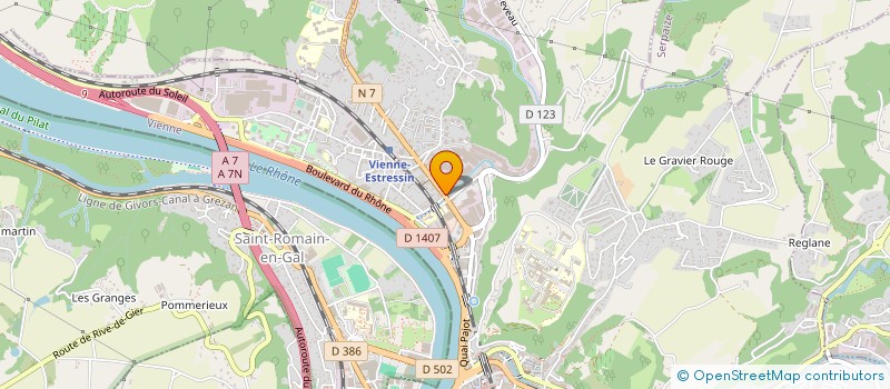 localisation de l'entreprise LA PETITE ARDECHE à VIENNE