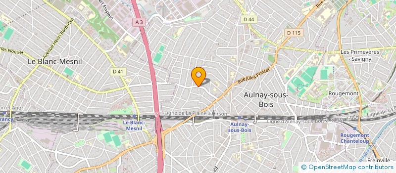 localisation de l'entreprise LA PETITE AUBERGE à AULNAY-SOUS-BOIS
