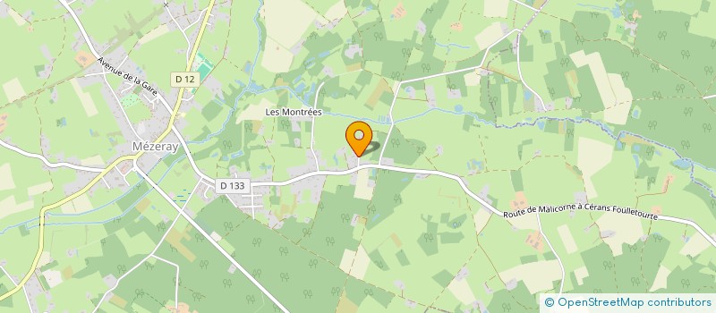localisation de l'entreprise LA PETITE AUBERGE à MALICORNE-SUR-SARTHE