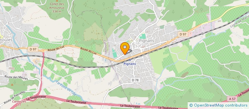 localisation de l'entreprise LA PETITE AUBERGE  PIGNANS