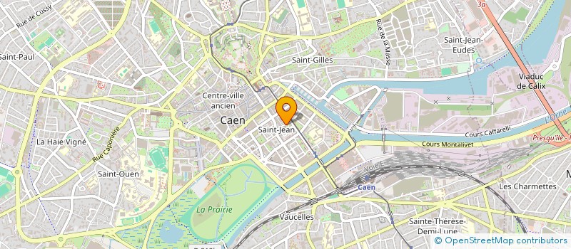 localisation de l'entreprise LA PETITE AUBERGE à CAEN