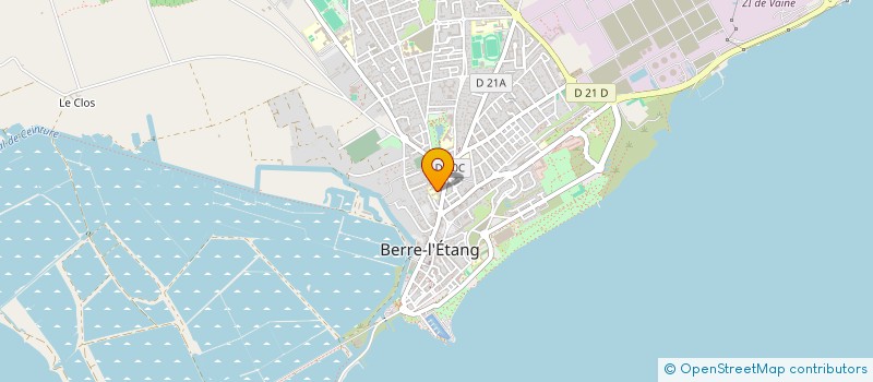 localisation de l'entreprise LA PETITE AUBERGE à BERRE-L'ETANG